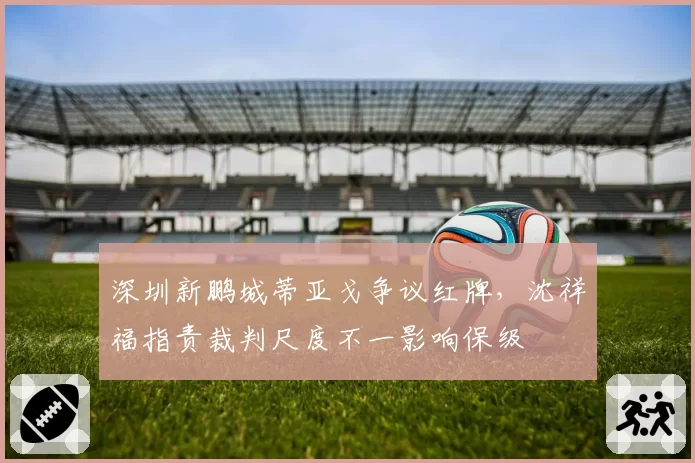 深圳新鹏城蒂亚戈争议红牌，沈祥福指责裁判尺度不一影响保级
